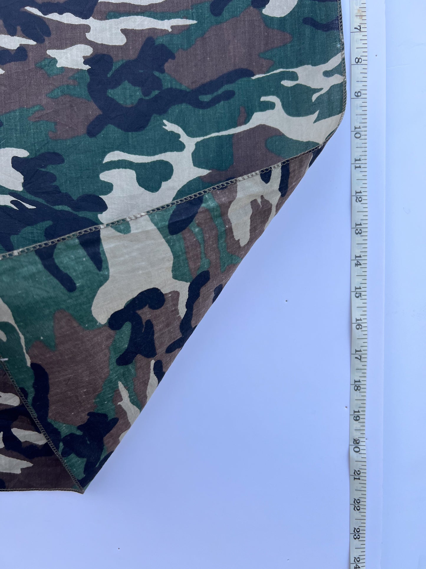 Khaki Green Camo Print Bandana