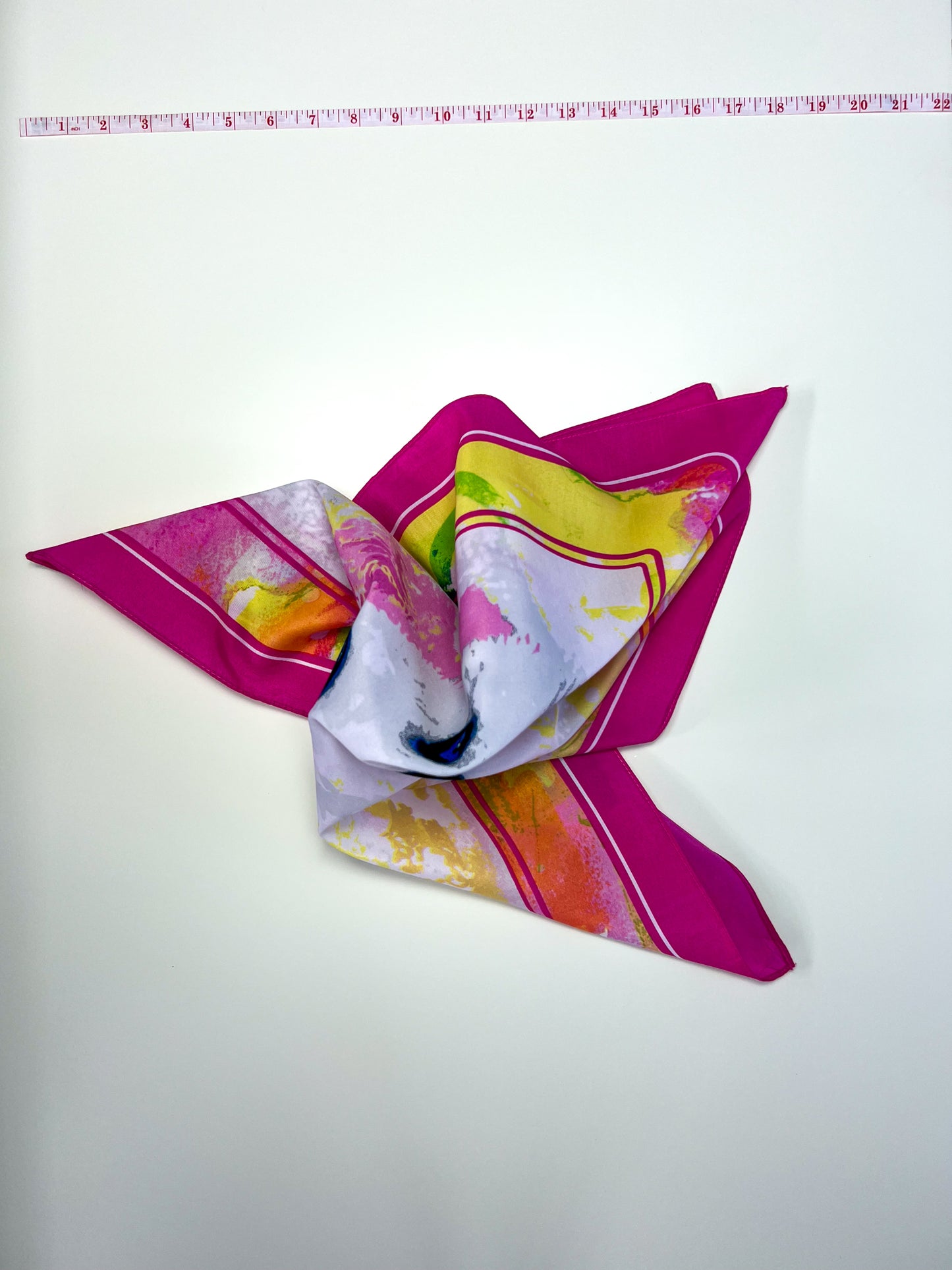 Bright Pink Dog Graphic Bandana