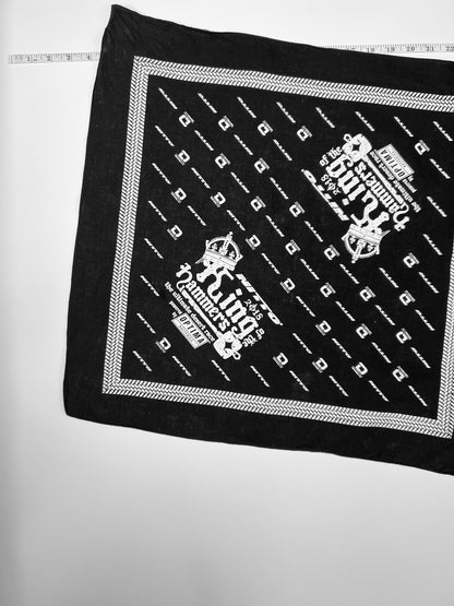 Kings Of The Hammers Black & White Bordered Bandana