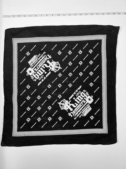 Kings Of The Hammers Black & White Bordered Bandana