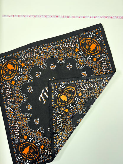 Tito's Vodka Black, White & Orange Bandana