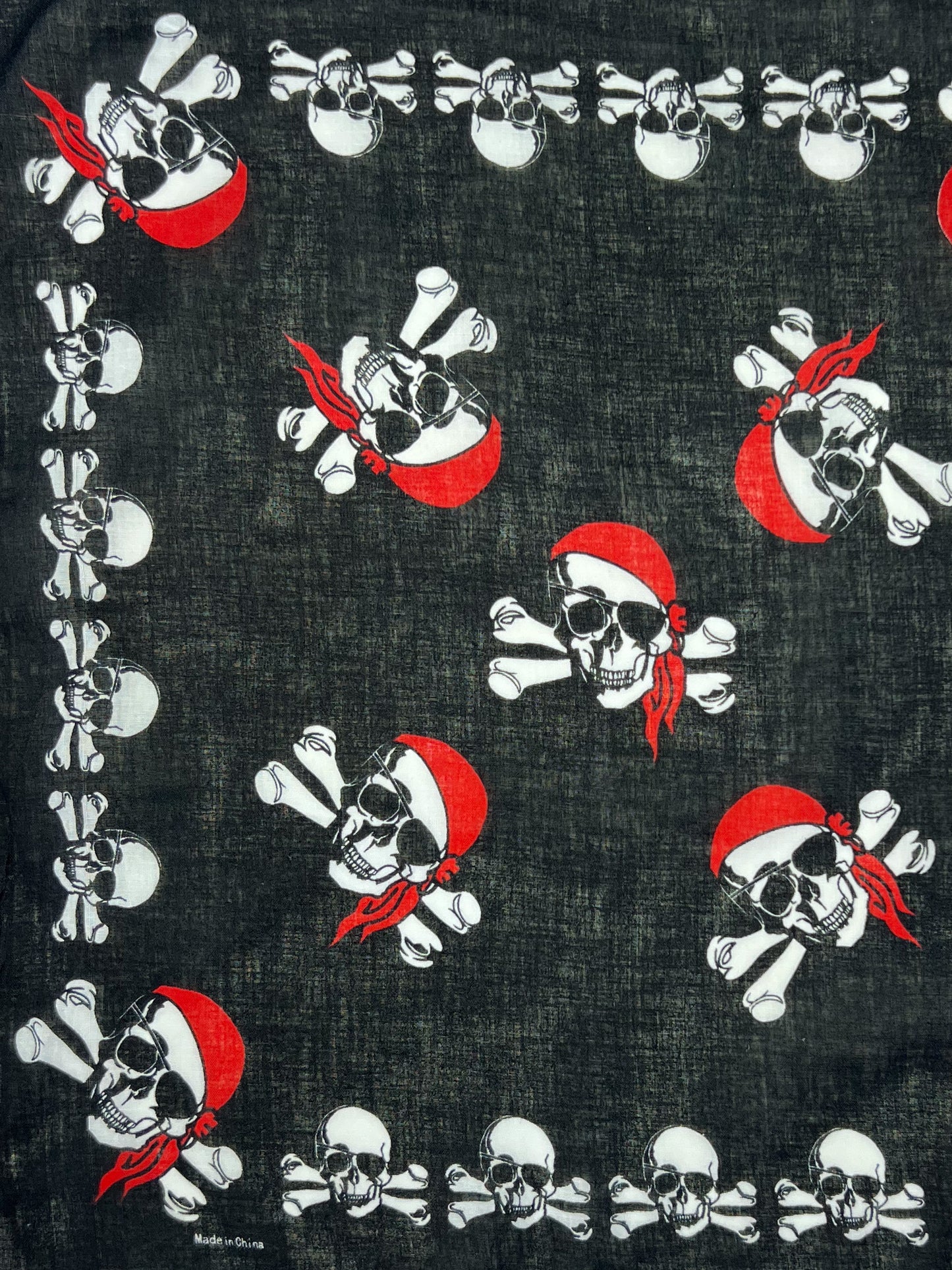 Skull & Crossbones Pirate Bandana