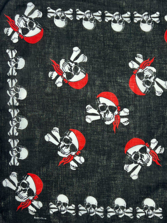 Skull & Crossbones Pirate Bandana