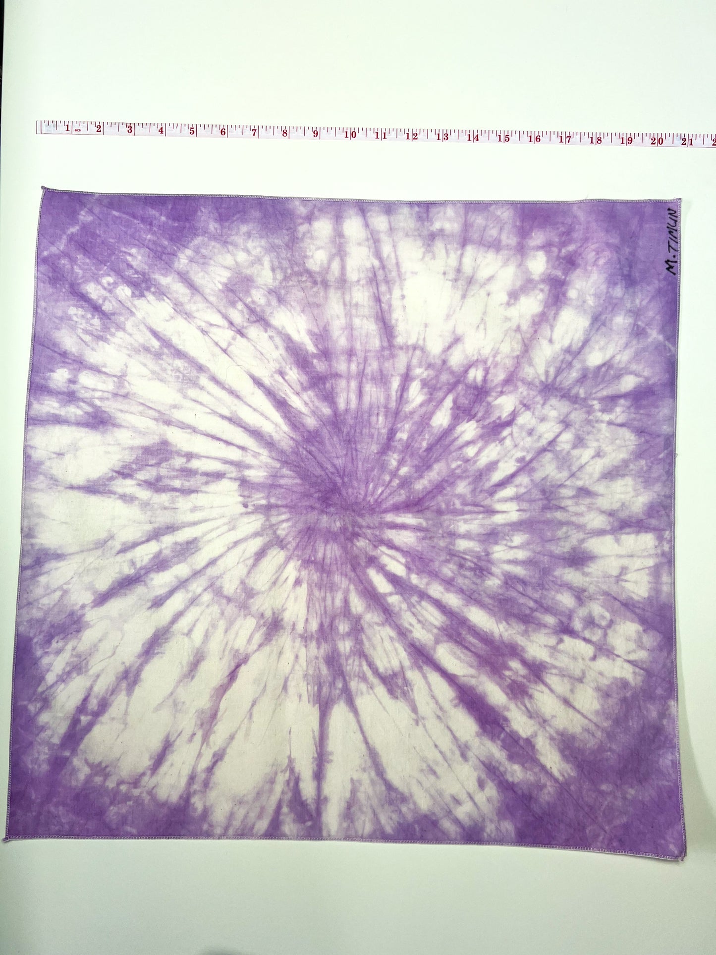 Lilac Tie-Dye Bandana