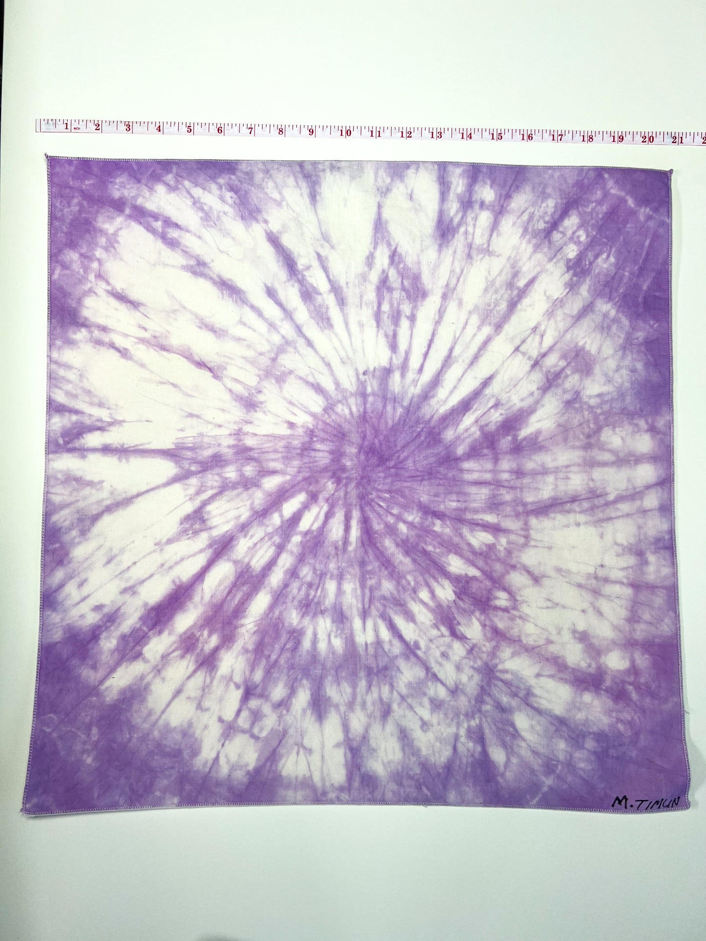 Lilac Tie-Dye Bandana