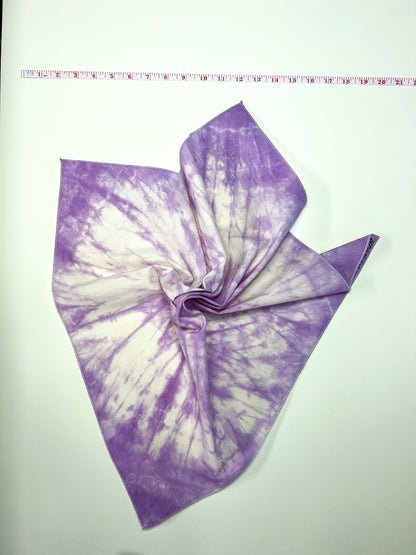 Lilac Tie-Dye Bandana
