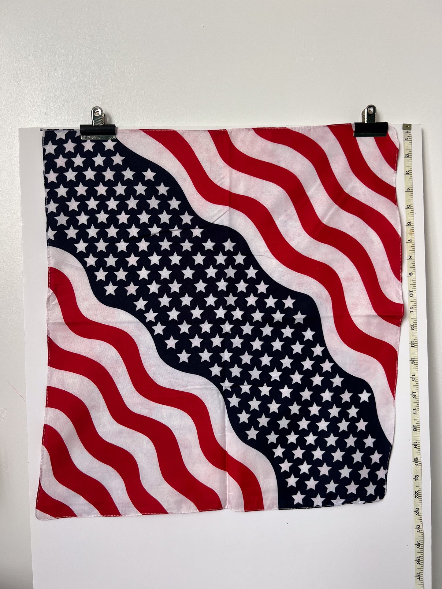 Stars and Stripe Wonky & Wavy Bandana