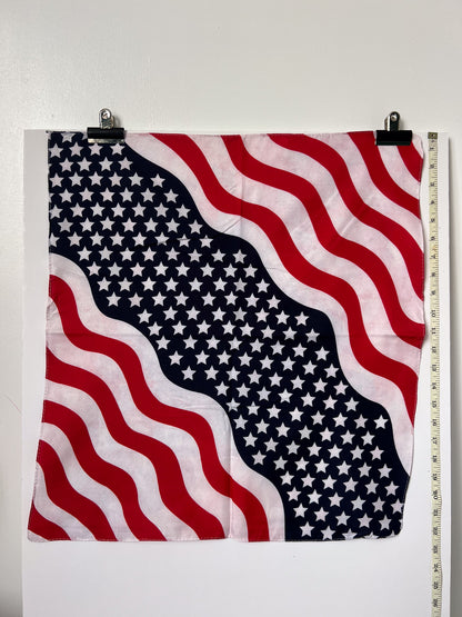 Stars and Stripe Wonky & Wavy Bandana