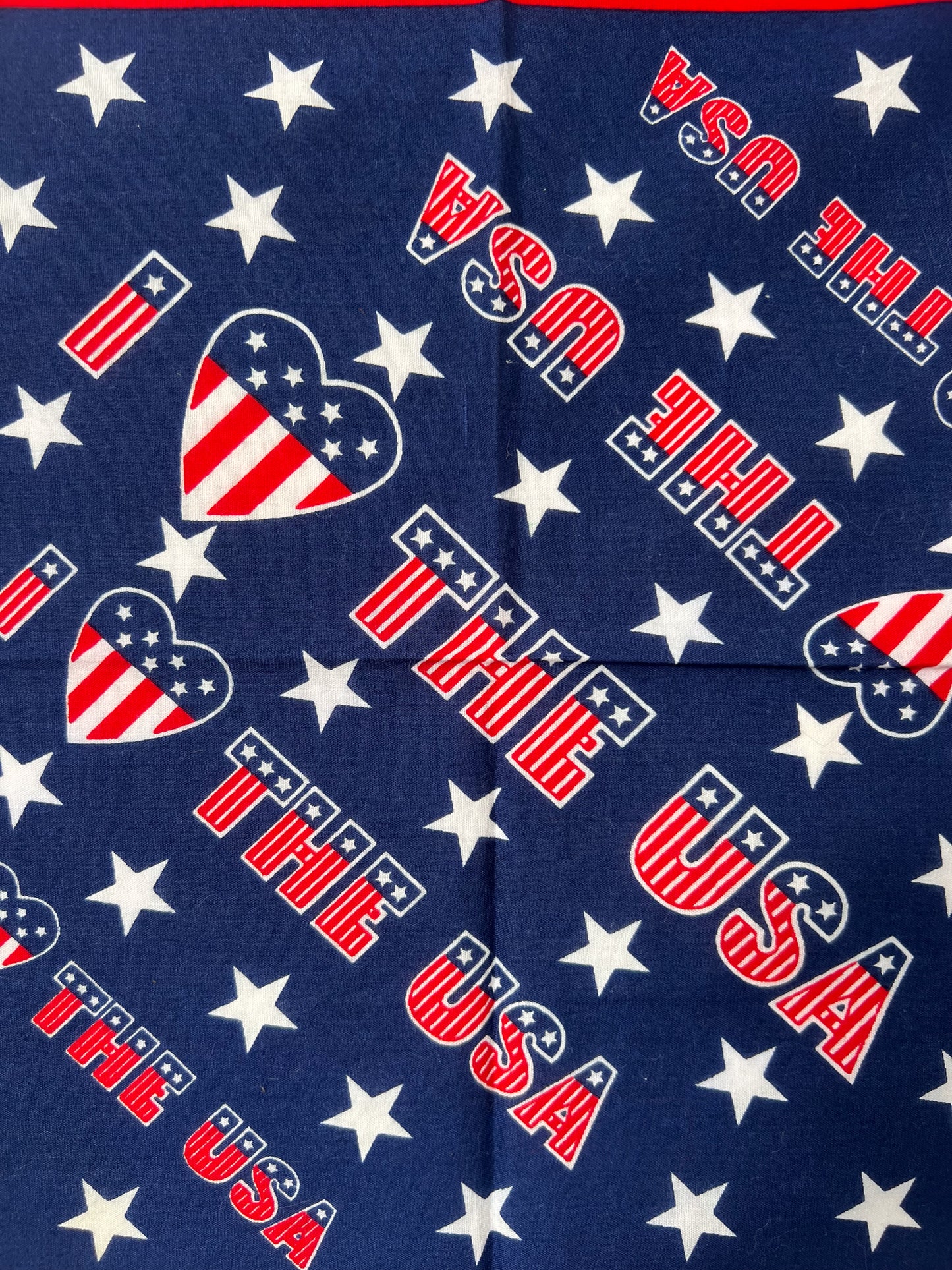 I Love The USA Bandana - Marked
