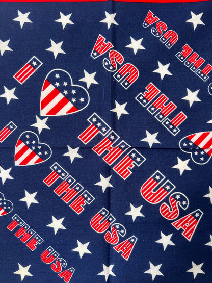 I Love The USA Bandana - Marked