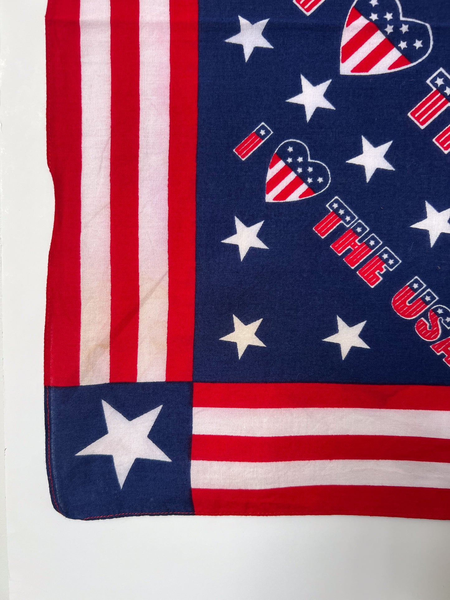 I Love The USA Bandana - Marked