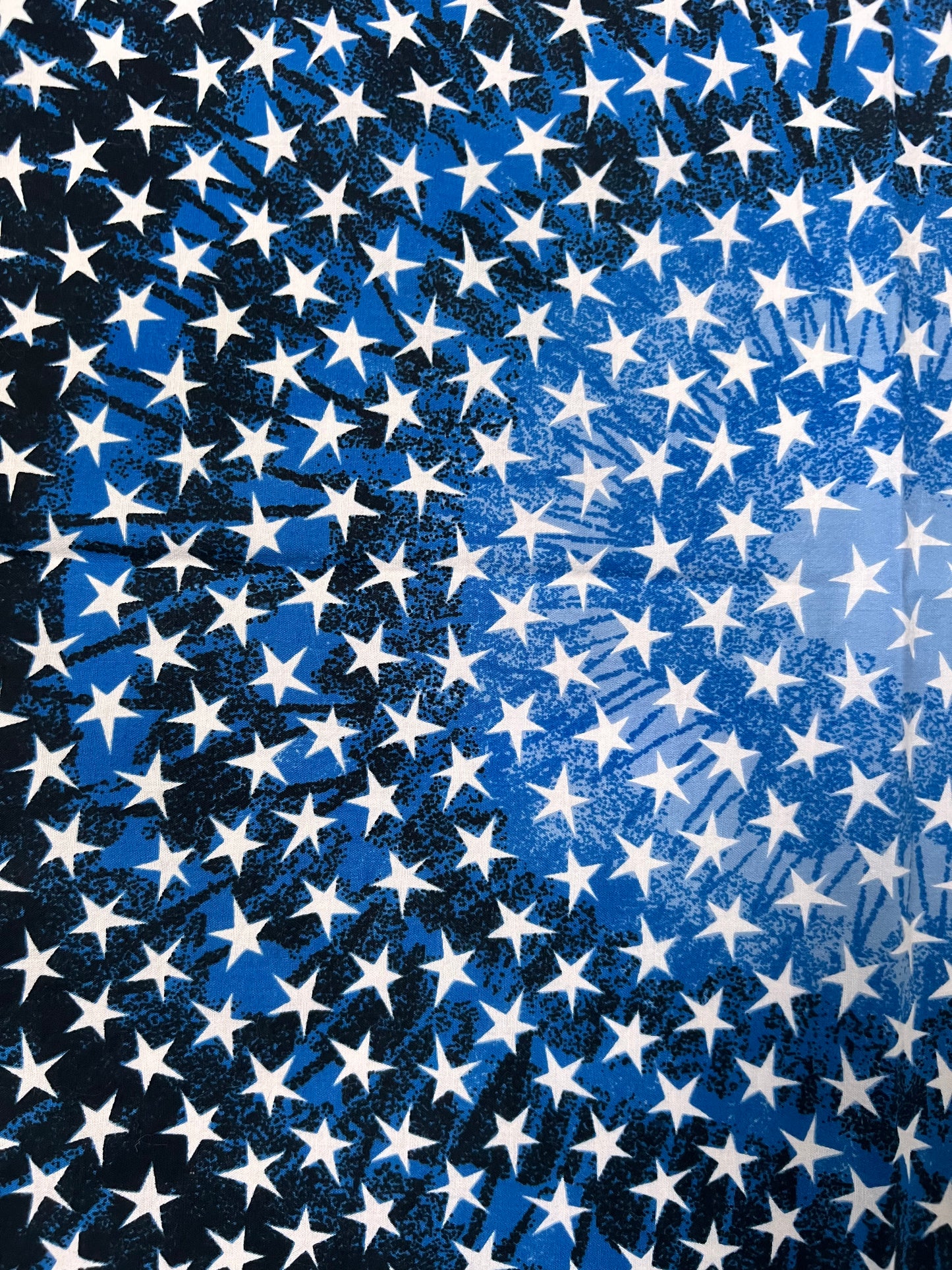 Blue Star Print Bandana