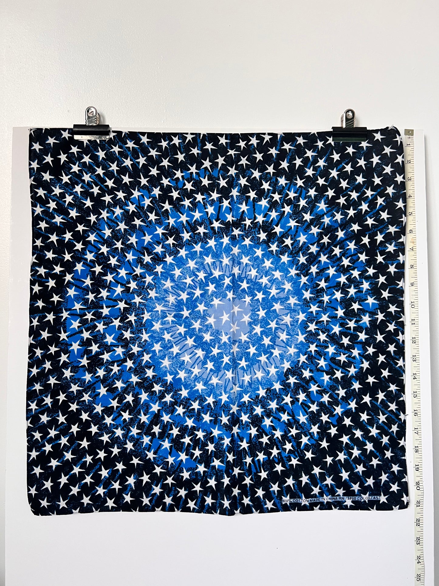Blue Star Print Bandana