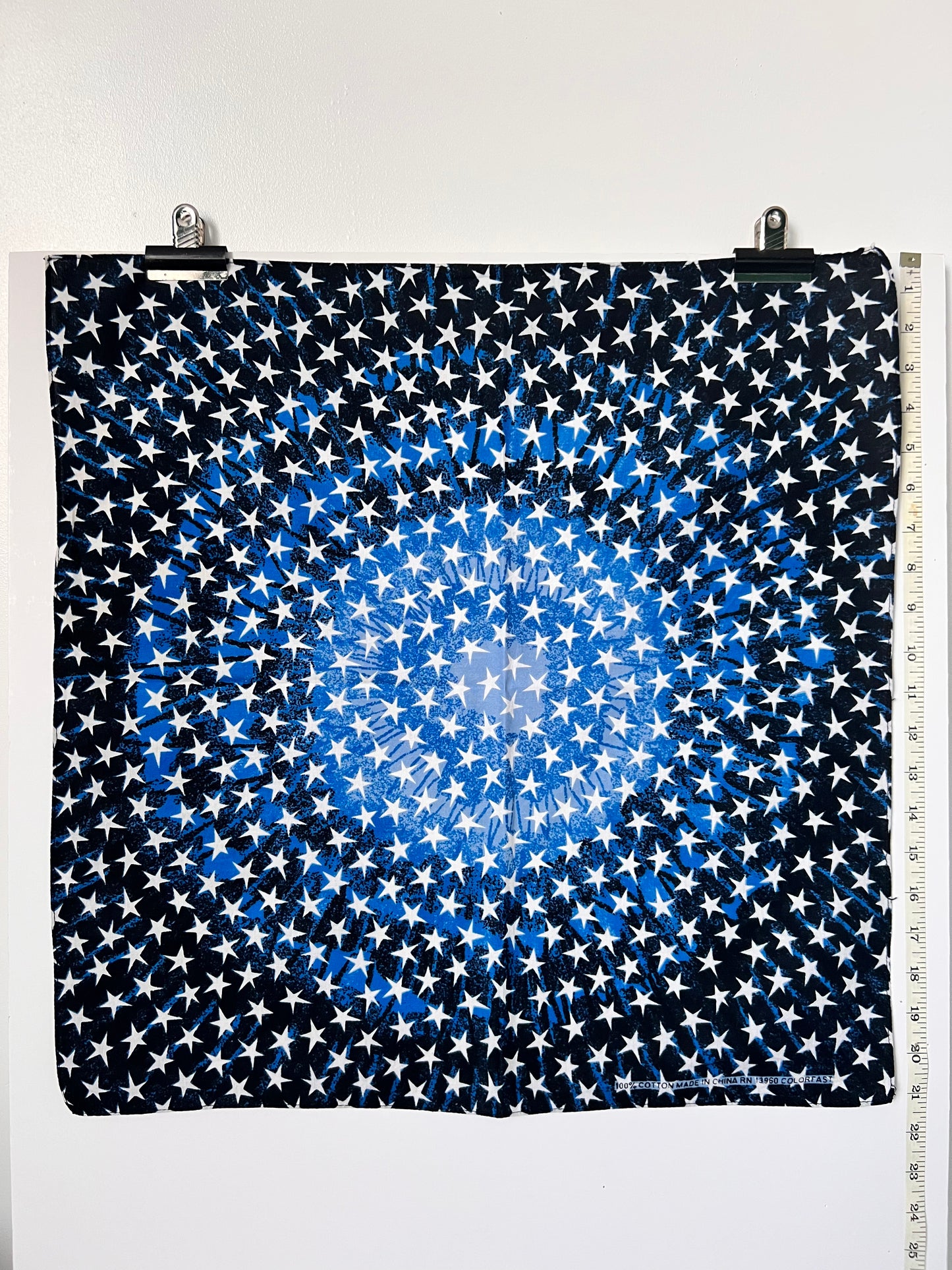 Blue Star Print Bandana