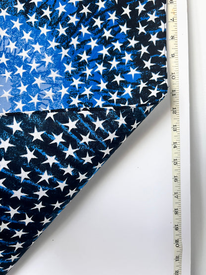 Blue Star Print Bandana