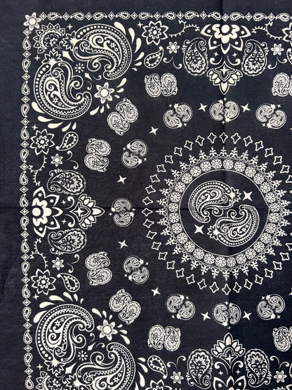 Paisley Mandala Style Dark Blue Bandana