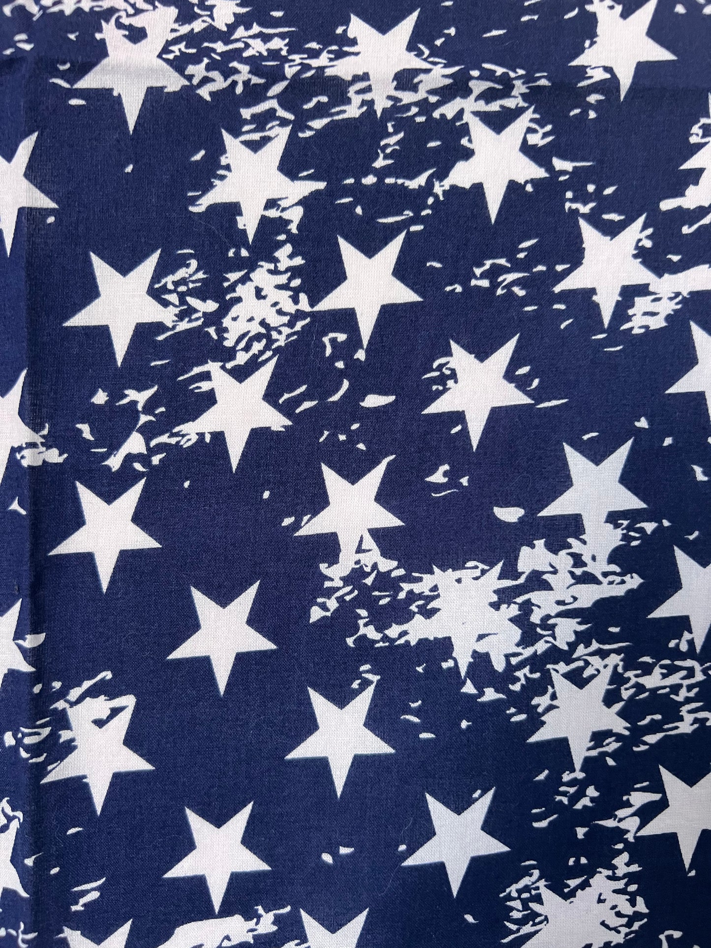 Etched American Flag Red, White & Blue Bandana
