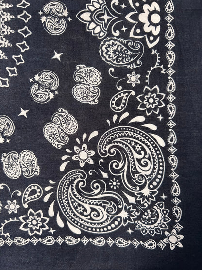 Paisley Mandala Style Dark Blue Bandana