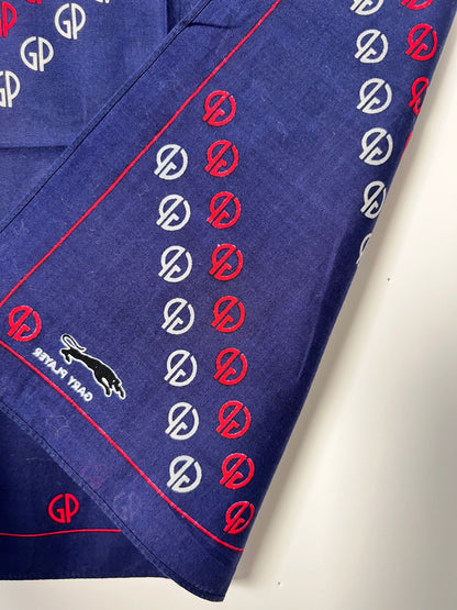 Navy Gary Player GP Repeat Print Bandana in Red, White & Blue