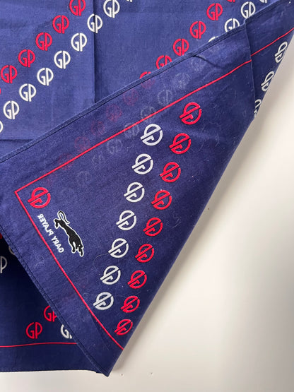 Navy Gary Player GP Repeat Print Bandana in Red, White & Blue