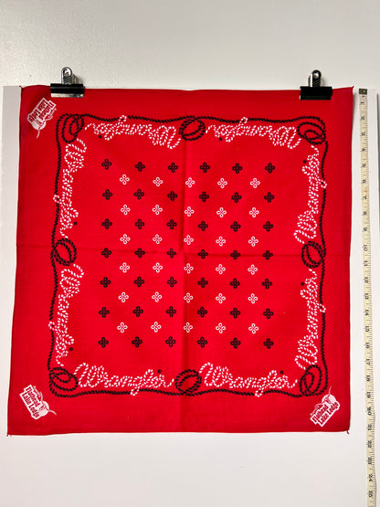 Wrangler Flathead Lake Lodge Vintage Red Bandana
