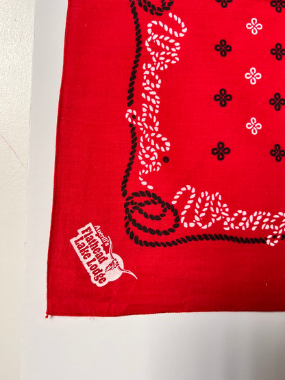 Wrangler Flathead Lake Lodge Vintage Red Bandana