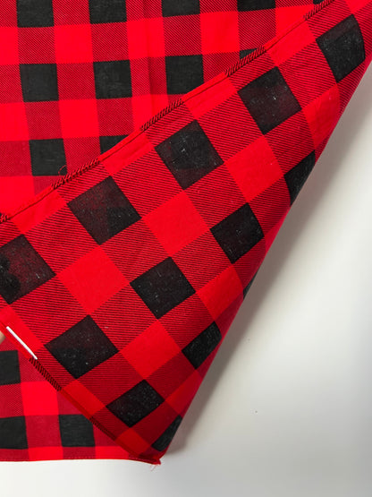 Black & Red Check Bandana