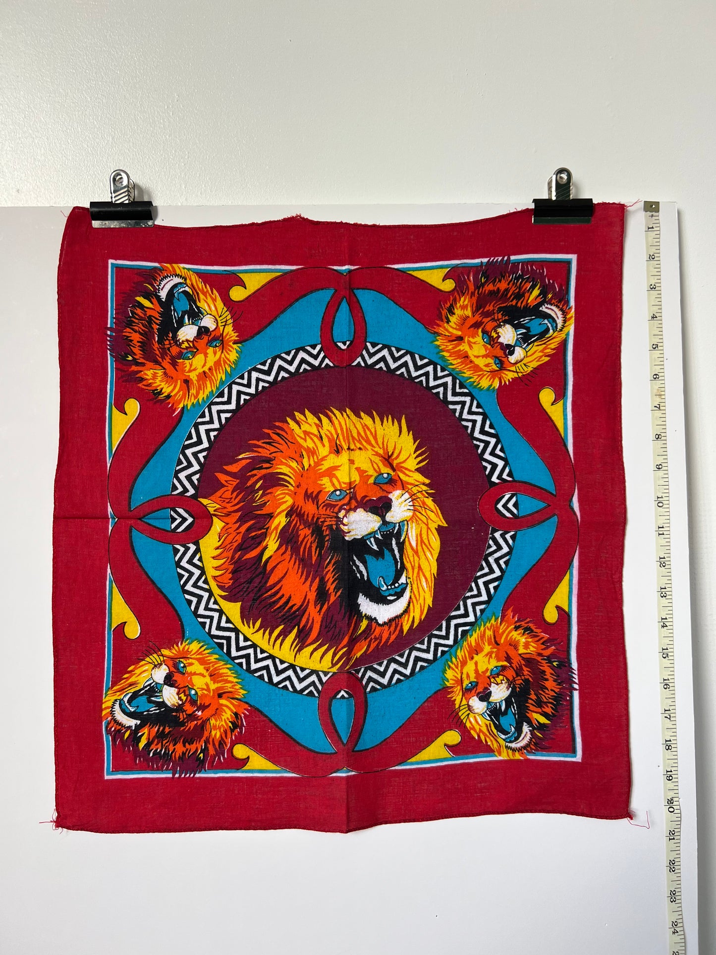 Lion Narnia Print Multicoloured Bandana