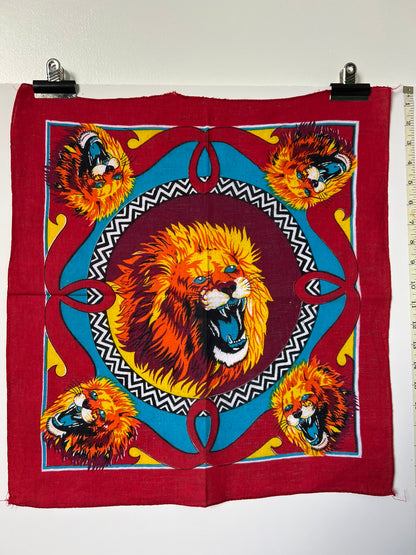 Lion Narnia Print Multicoloured Bandana