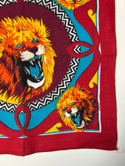 Lion Narnia Print Multicoloured Bandana