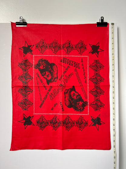 Willie Nelson Country Music Red Bandana