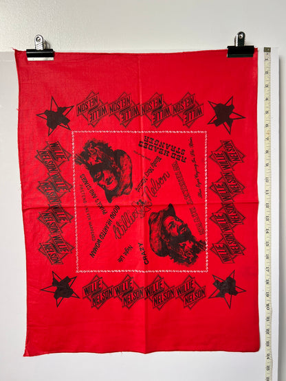 Willie Nelson Country Music Red Bandana