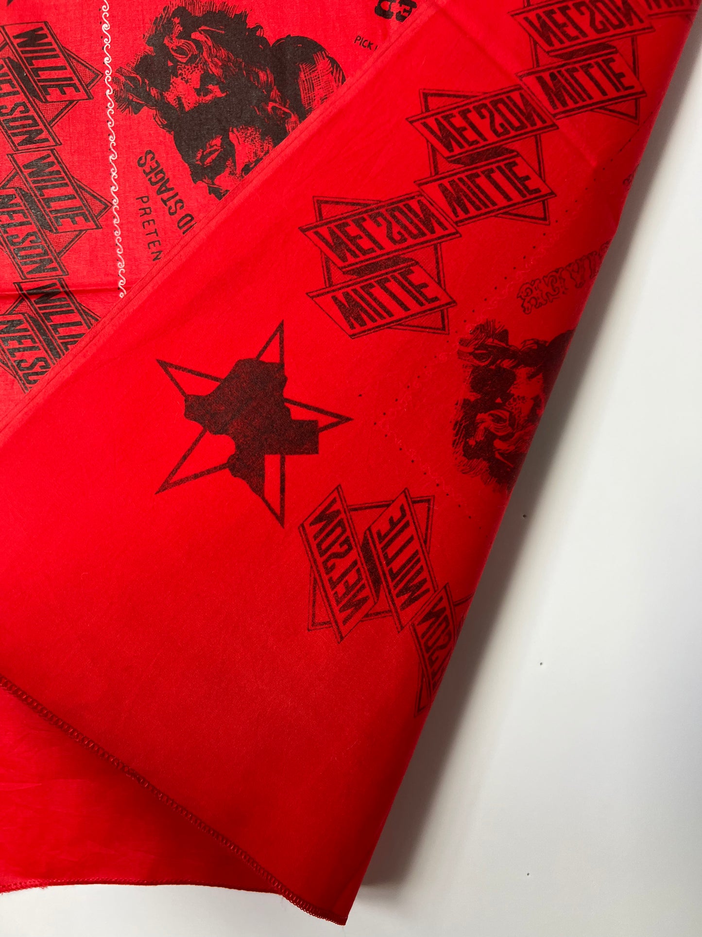 Willie Nelson Country Music Red Bandana