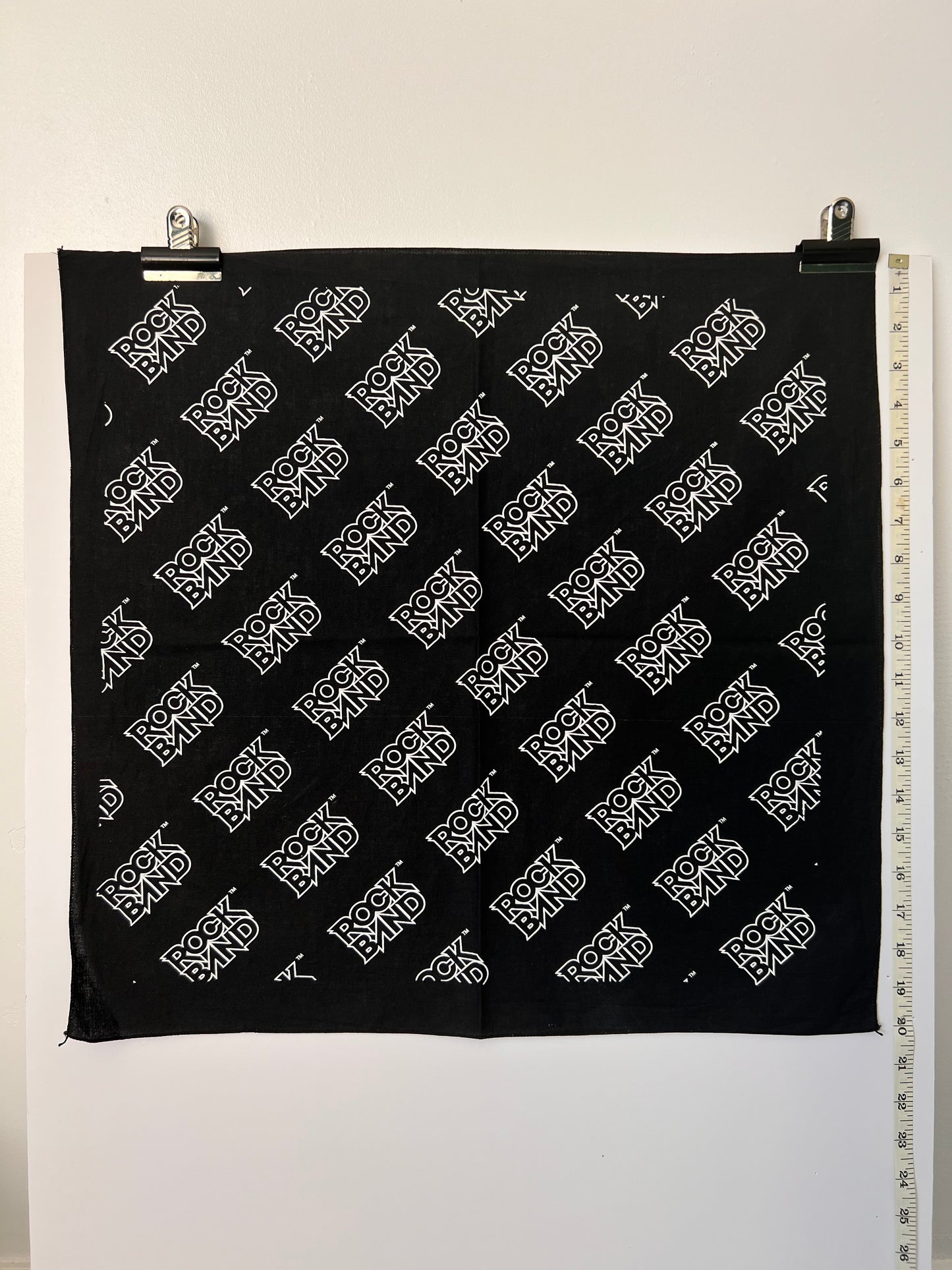 Rock Band Black Bandana