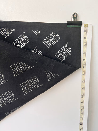 Rock Band Black Bandana