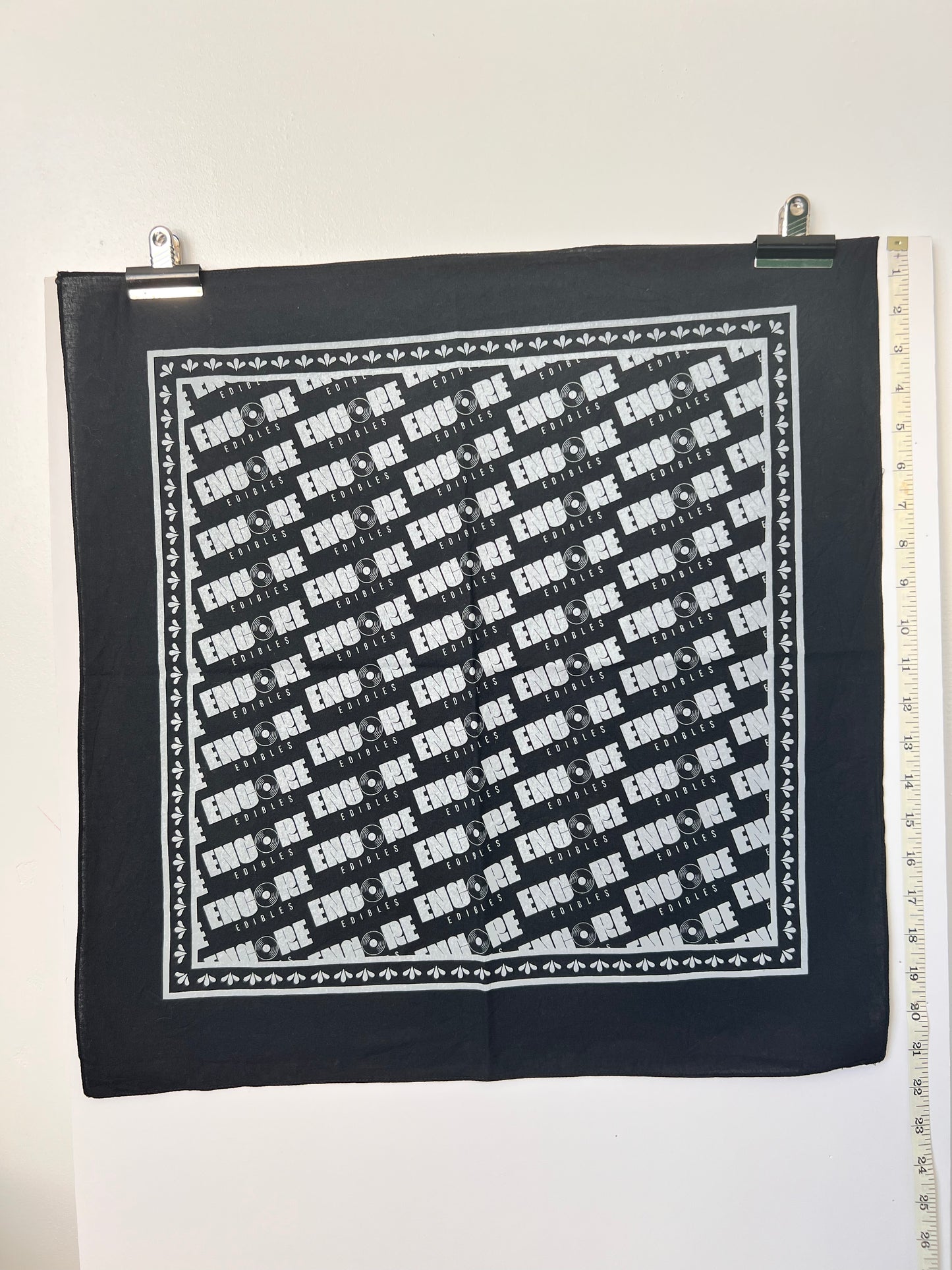 Encore Repeat Logo Black Bandana