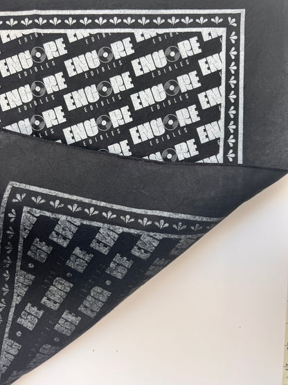 Encore Repeat Logo Black Bandana