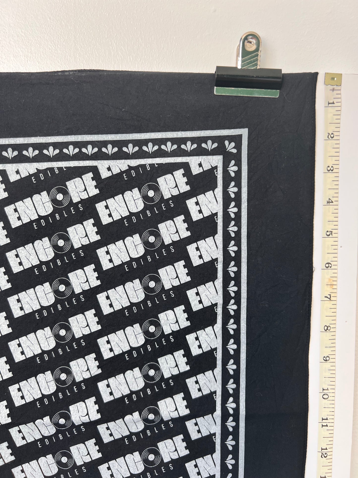 Encore Repeat Logo Black Bandana