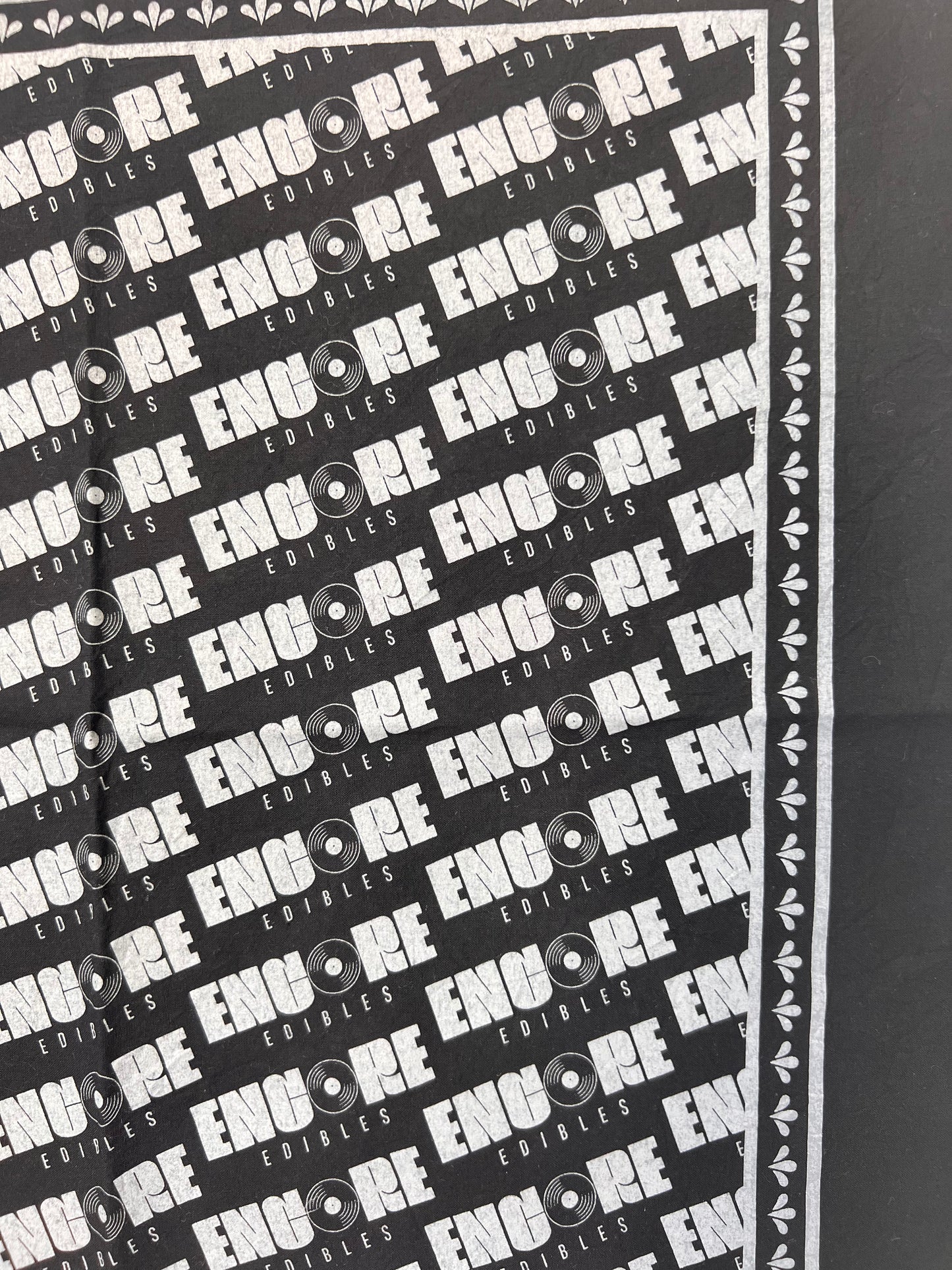 Encore Repeat Logo Black Bandana