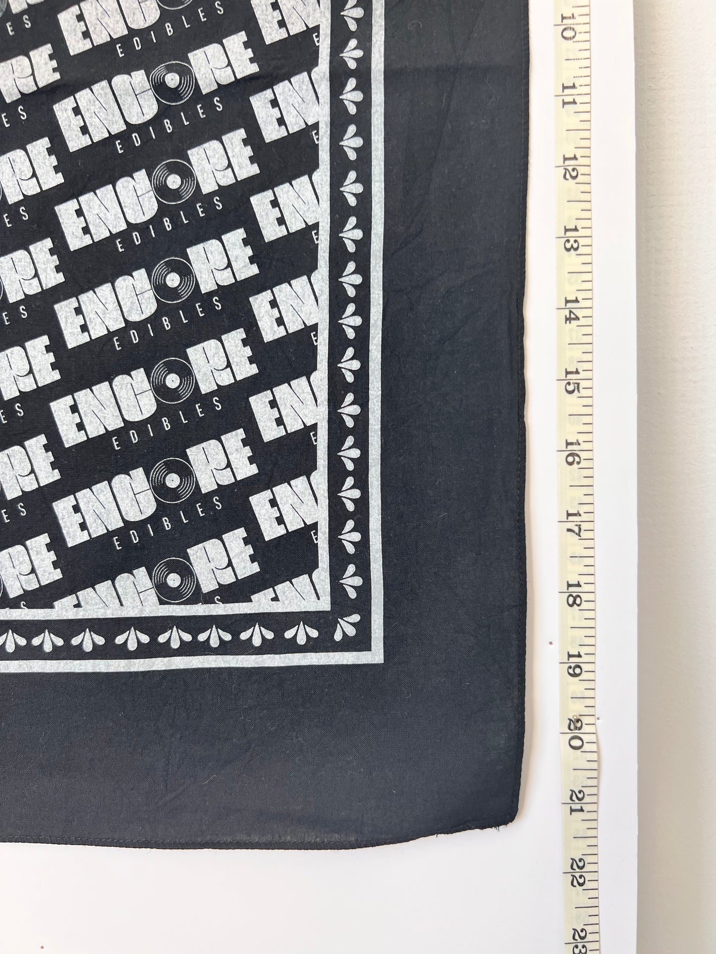 Encore Repeat Logo Black Bandana