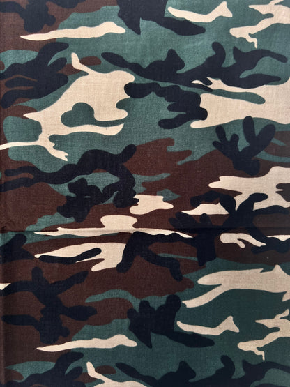 Army Camouflage Dark Green Bandana