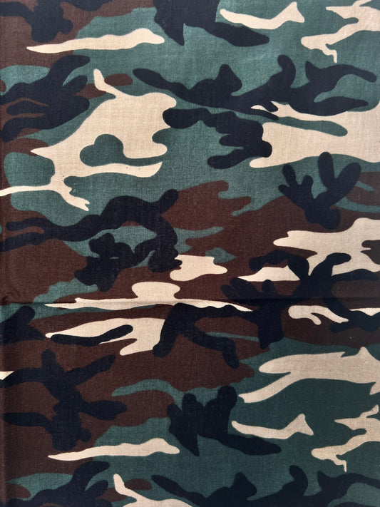 Army Camouflage Dark Green Bandana