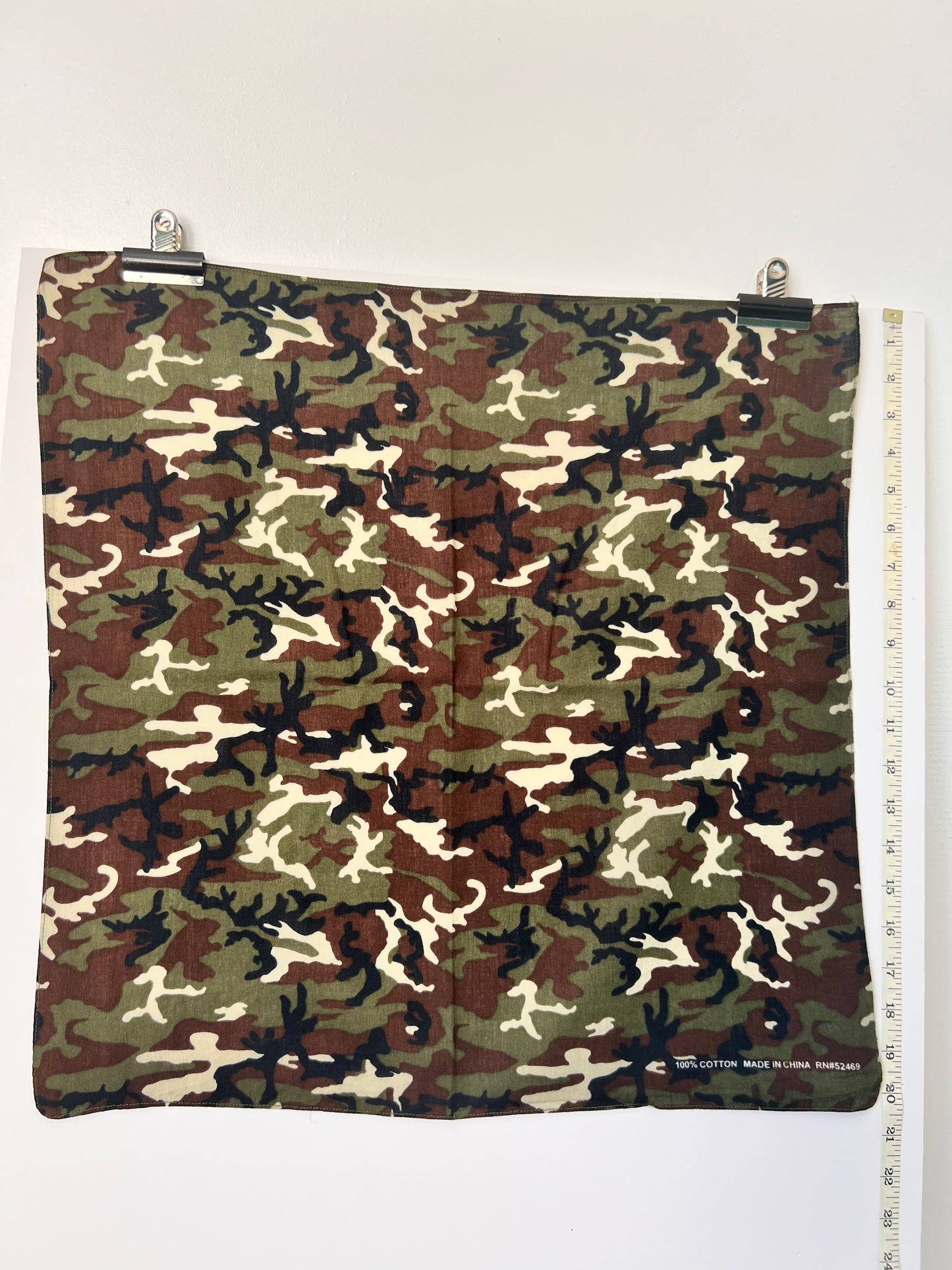 Army Camouflage Green & Brown Bandana