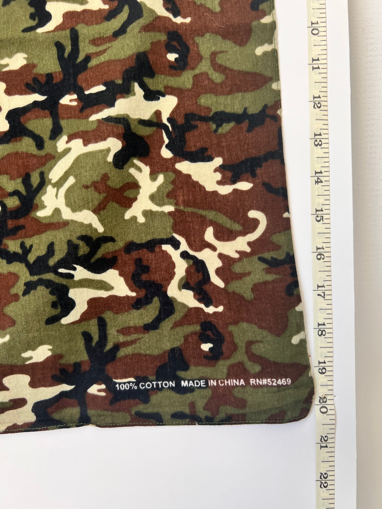 Army Camouflage Green & Brown Bandana