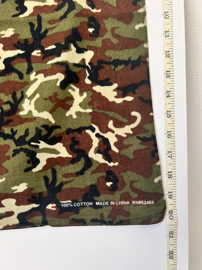 Army Camouflage Green & Brown Bandana