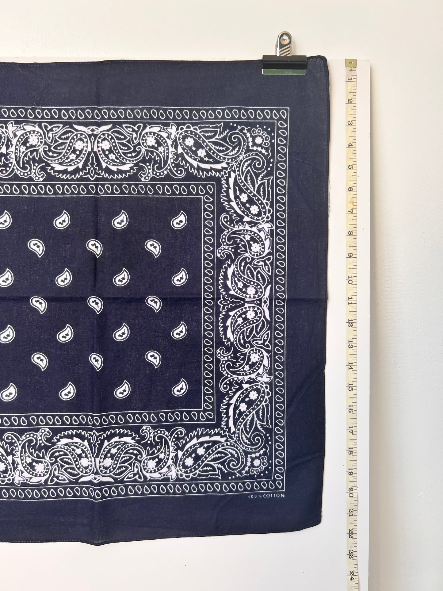 Paisley Print Dark Blue Bandana