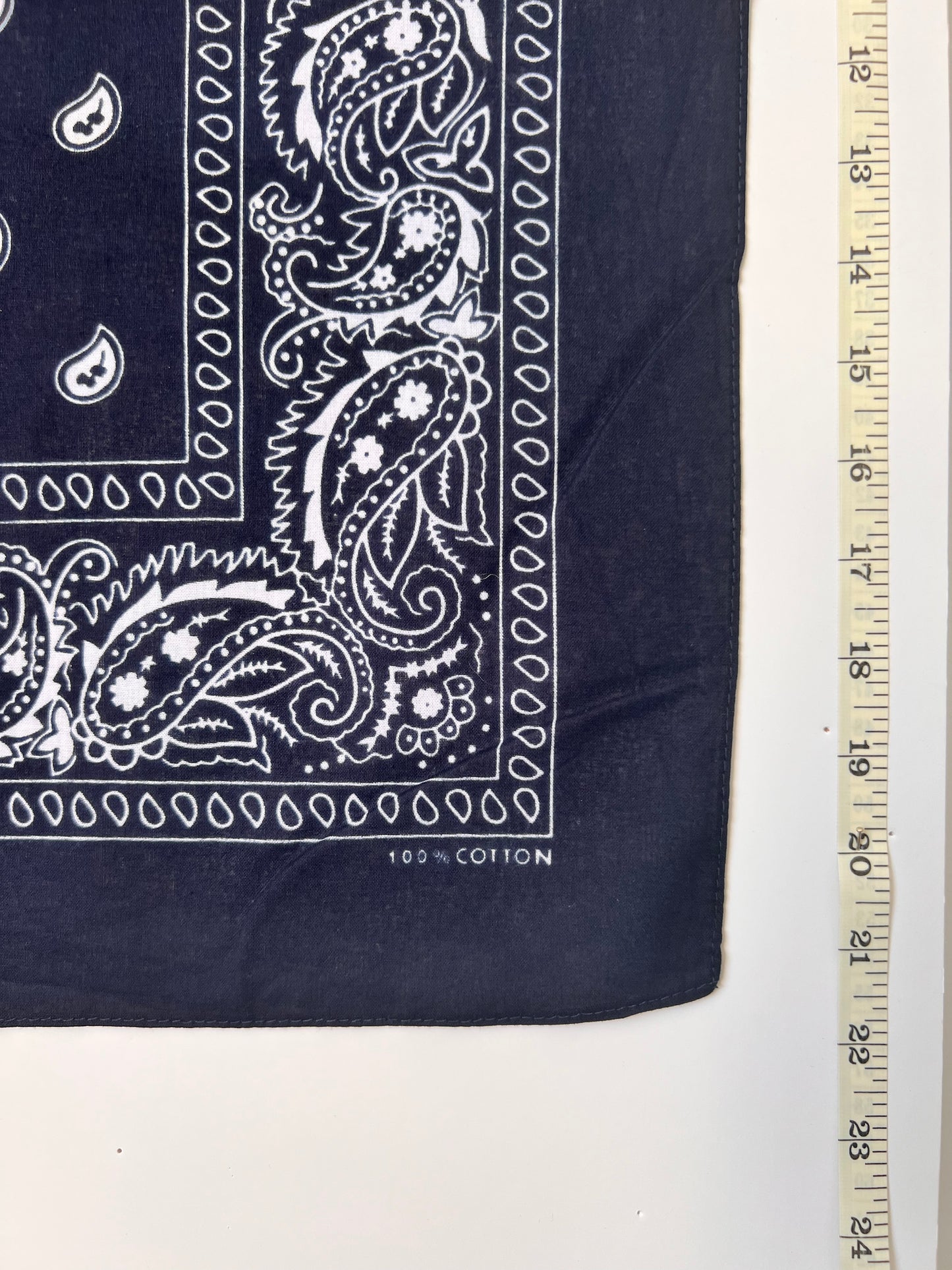 Paisley Print Dark Blue Bandana