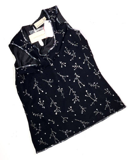 Y2K Beaded Tank Top - Small