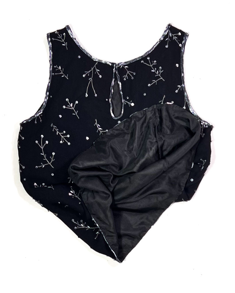 Y2K Beaded Tank Top - Small