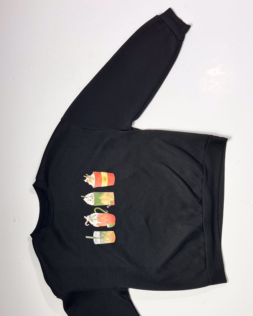 Christmas Drinks Sweatshirt - Large
